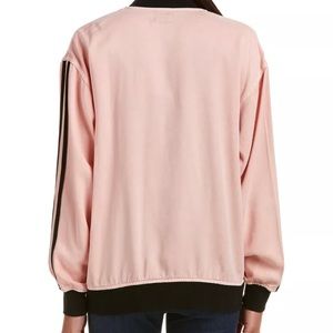 Hudson Oversized Pink Bomber Jacket